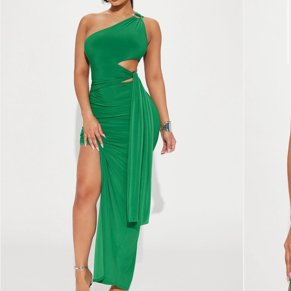It's Called Elegance Maxi Dress - Emerald